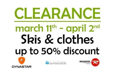 Clearance winter 2017